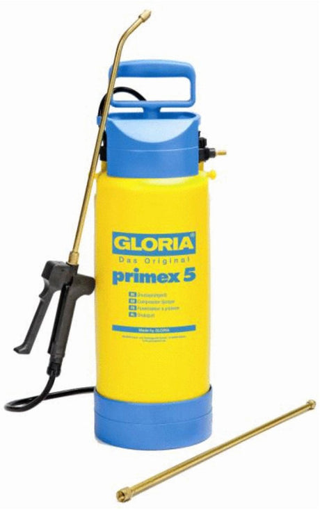 Gloria tryksprøjte primex 5 - rygsæk tryksprøjter - 41x36x55,5 cm 5 l gul blå str. 5