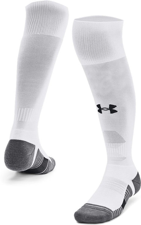 Under armour ua magnetico 1pk otc unisex sportsstrømper - hvid - grå - sort
