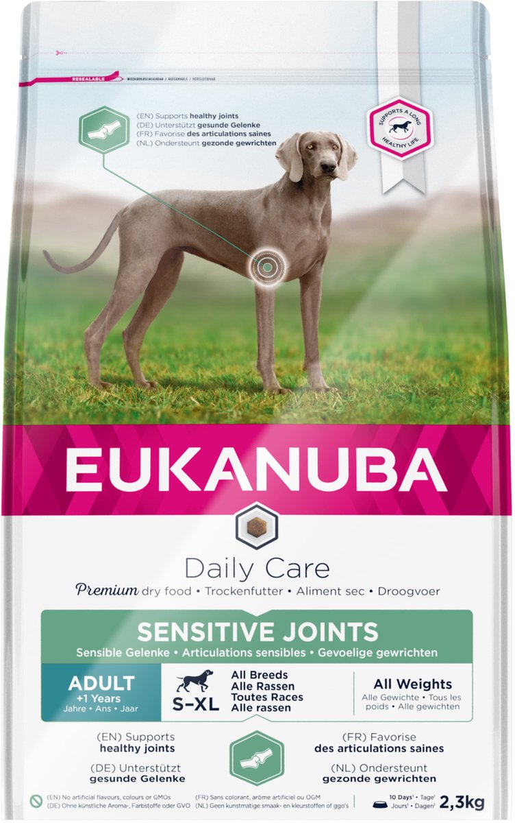 Eukanuba daglig pleje voksne følsomme led - hundefoder - 2,3 kg