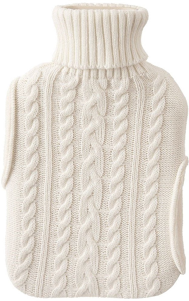 Orion - gummivarmepude - 1,6 liter - beige - aftageligt betræk