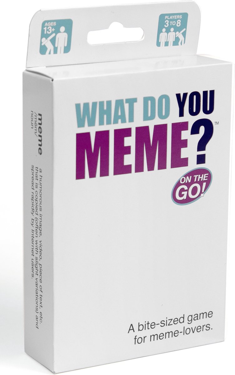 Hvad memer du? - festspil for voksne - rejseudgave lommeudgave - engelsk