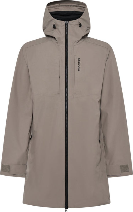Didriksons soren usx parka unisex udendørsjakke - ask brun