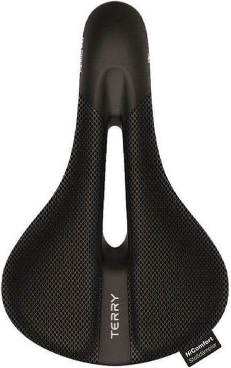 Terry Saddle Fisio Climavent Gel Ladies Black