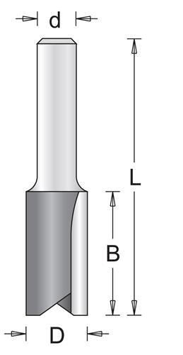 Hikoki tilbehør Hikoki rilleskærer 12mm skaft=6mm