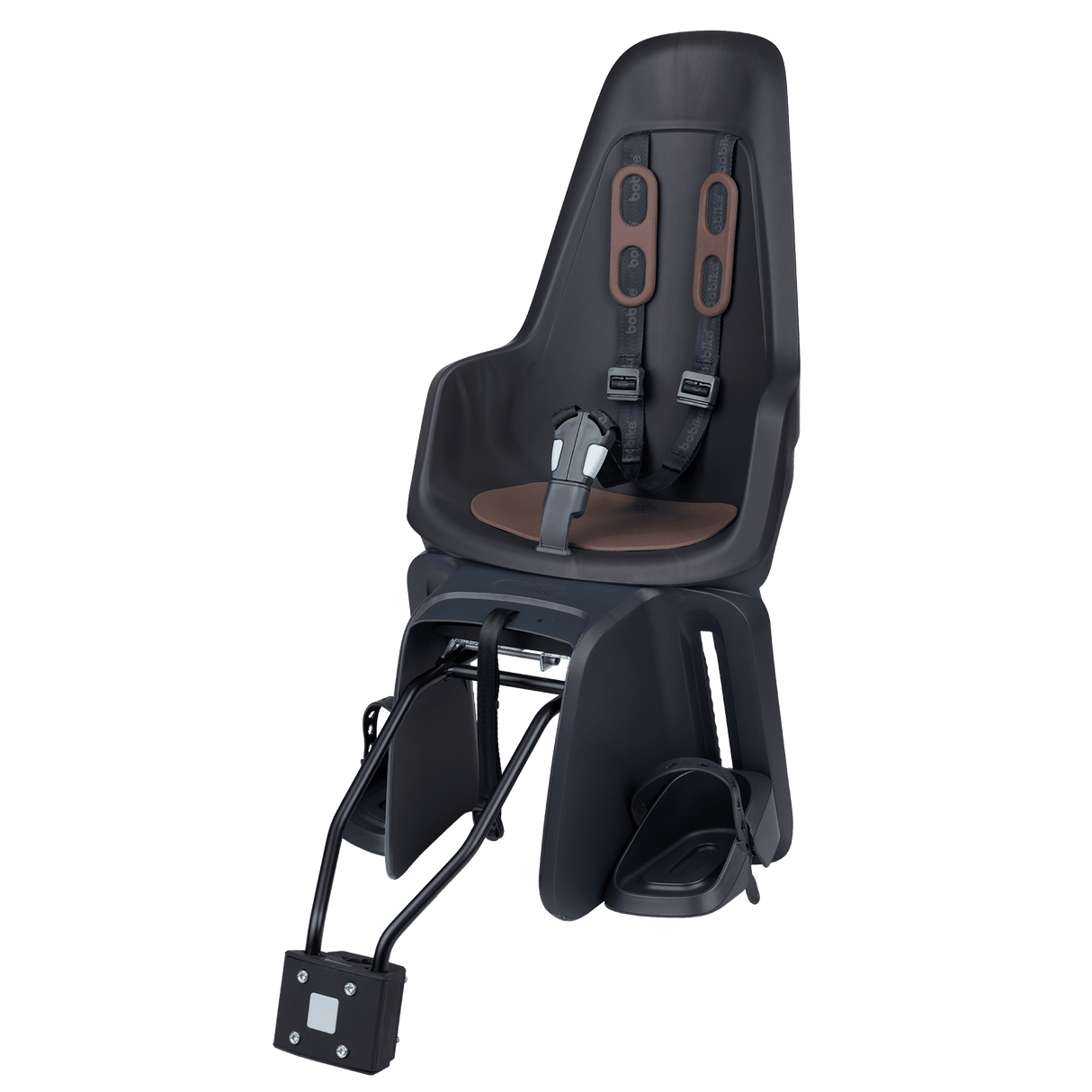 Bobike Child Seat bag et med ramme og transportør tilknytning sort brun