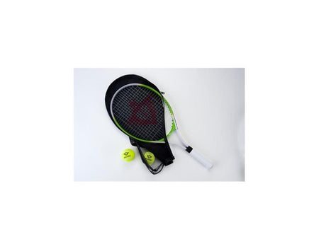 Engelhart tennisketcher med betræk og 2 bolde - grøn