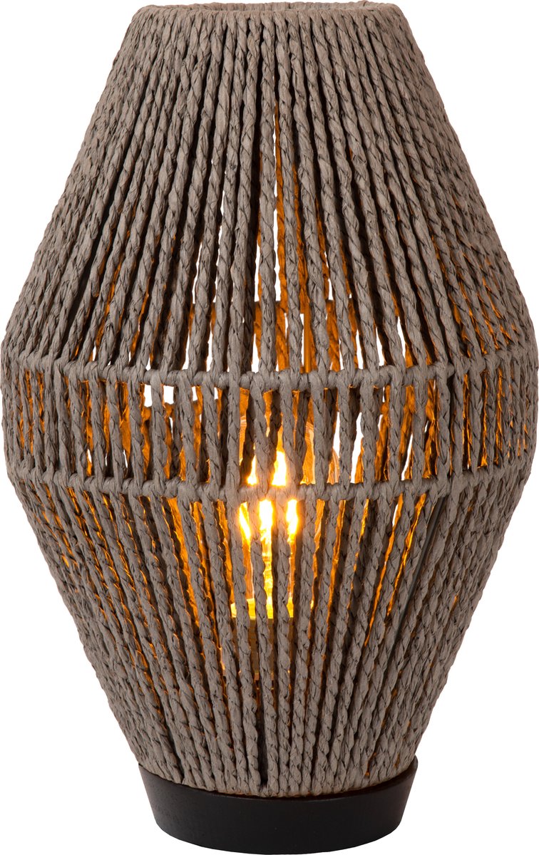 Lucide cordulle - bordlampe - 1xe27 - grå
