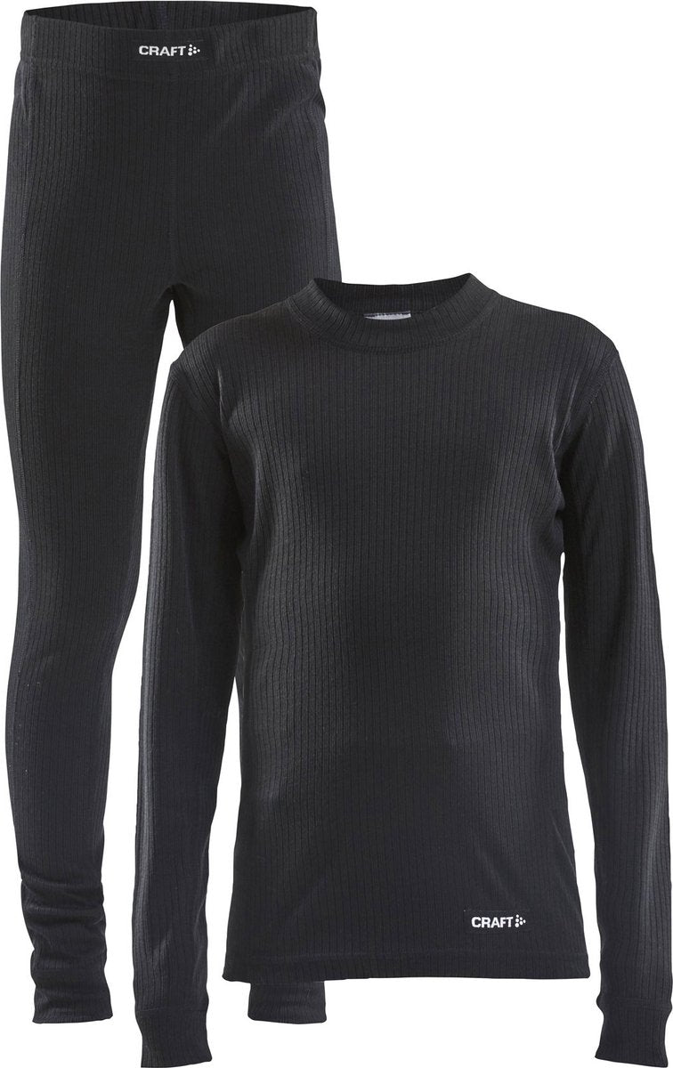 Craft kerne tør baselayer termohærdende børn - sort - størrelse 146