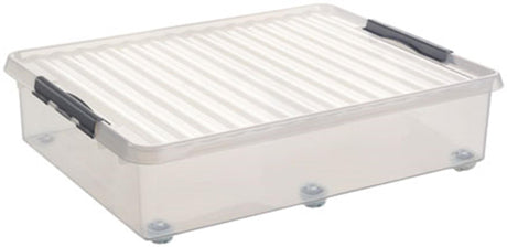 Sunware q-line opbevaringsboks 60ltr sengerulle