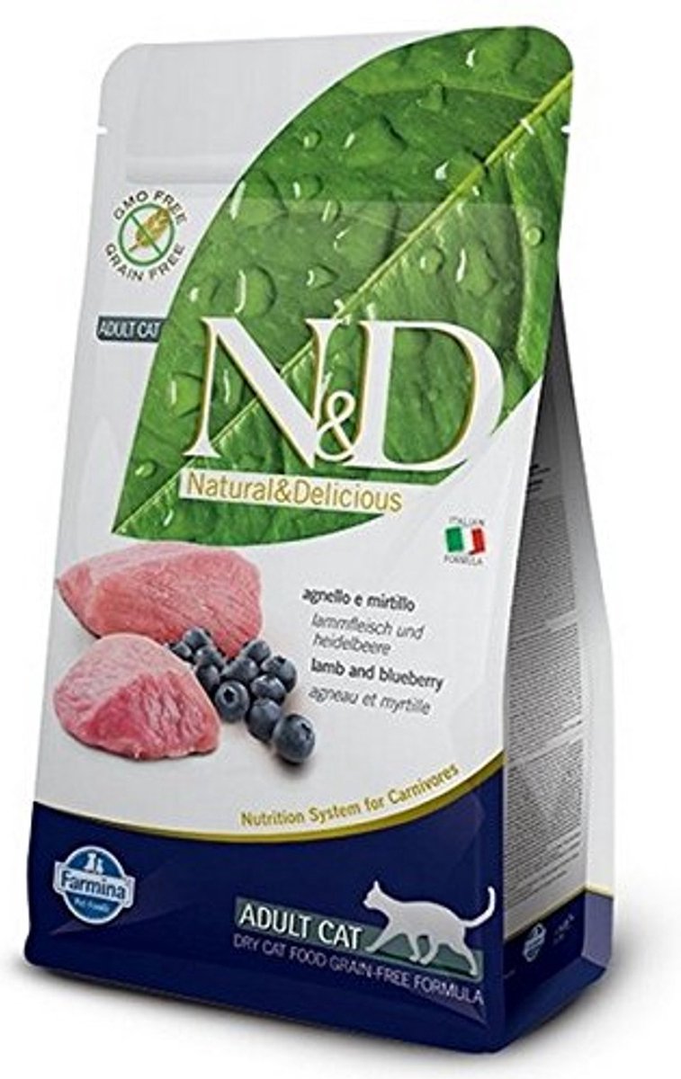 Farmina n d prime voksen kattefoder - lam - 1,5 kg