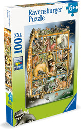 Ravensburger puslespil dyrecollage - puslespil - 100 xxl brikker