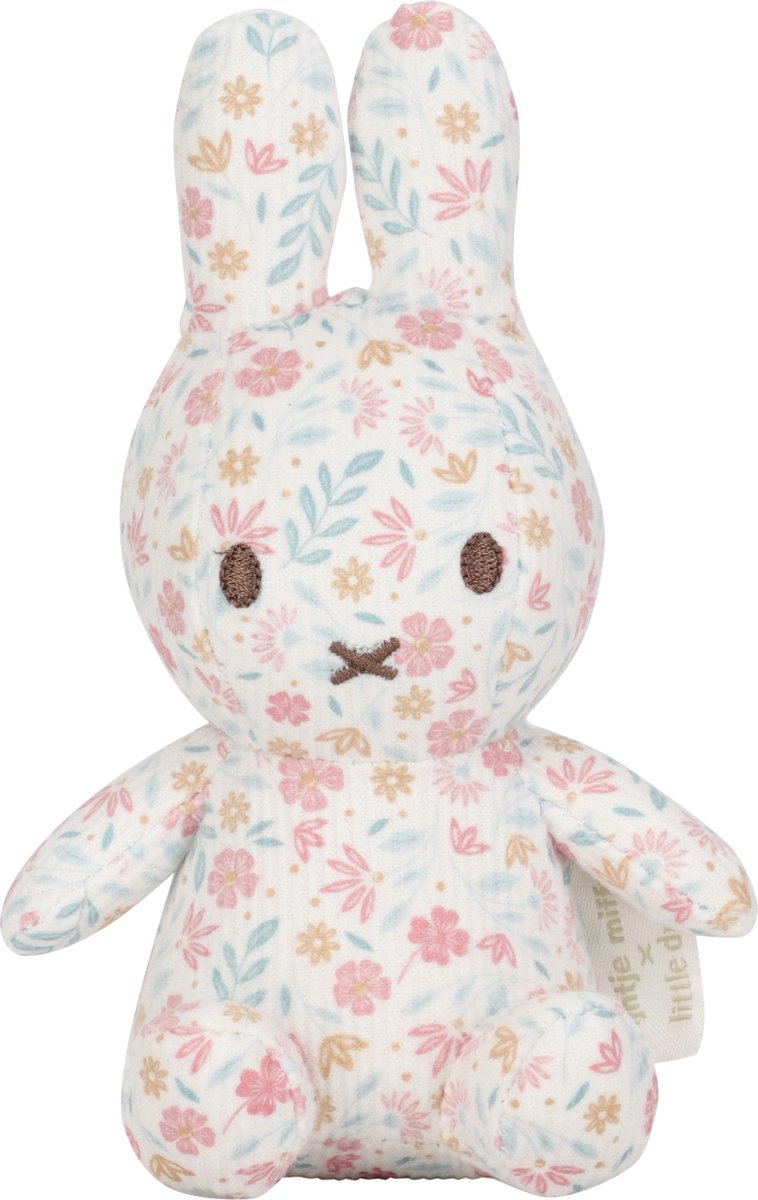 Tiamo Miffy x lille hollandsk - all-over kæletøj - 15 cm - heldig blomst