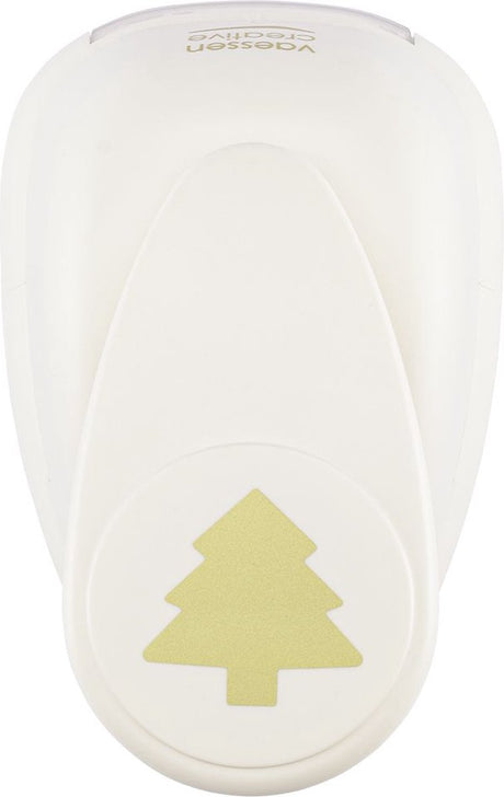 Vaessen creative pons - figuurpons - dennenboom - 4,5 x 4,6 cm