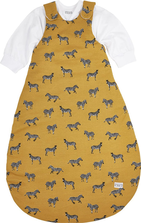Meyco baby zebra dyr baby sovepose rund todelt - honning guld - 80 86 - 2,5 tog