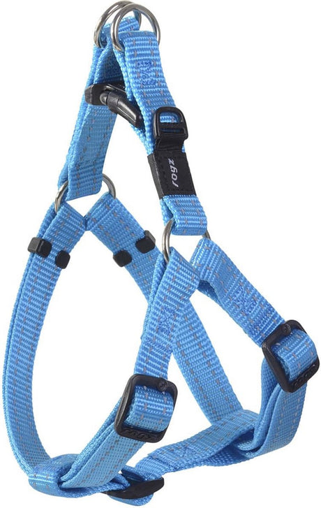 Rogz til hunde rogz utility step-in sele - hundesele - turkis 42-61x1,6 cm m