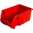 Opbevaringsspand viso spacy2r 1l 10,1 x 15,7 x 7 cm rød