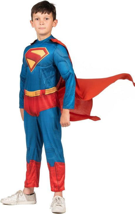 Rubies France - Deluxe Superman kostume - 110 116 (5-6 år)