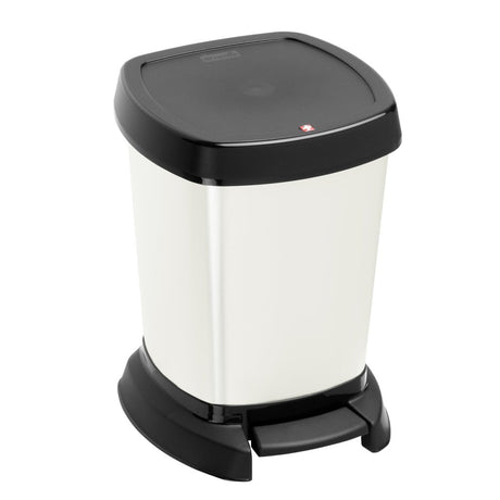 Rotho paso pedalspand - affaldsspand 6l -bpa fri - sølv metallic