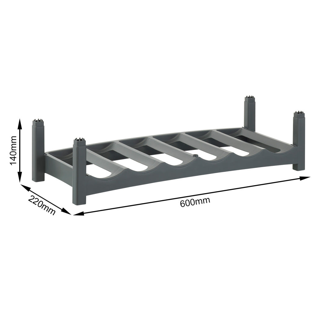 Rotho vario flaskeholder antracit