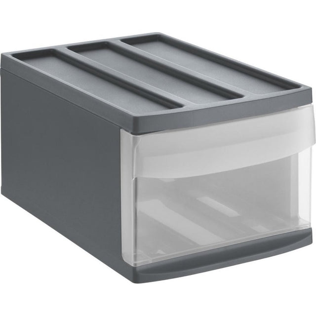 Rotho systemix design kommode 39,5x25,5x20,3 cm antracit