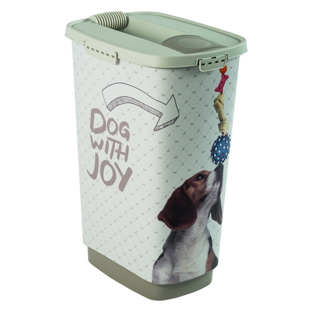 Rotho cody hundefoderbeholder 50l cappuccino sand