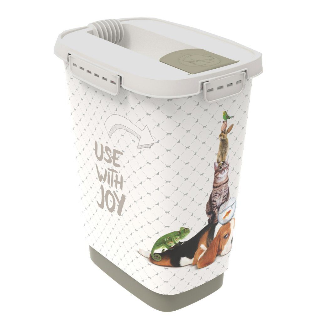 Rotho cody dyrefoderbeholder 10l cappuccino sand