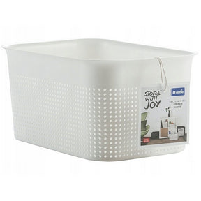 Rotho brisen opbevaringskurv 26,2x18x13 cm 4,5l hvid