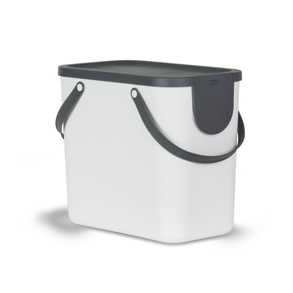 Rotho albula affaldsudskillere - bpa fri - 25l - hvid