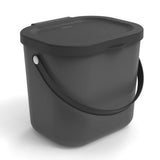 Rotho albula affaldsudskillere - organisk affaldsspand - 6l - sort