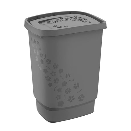Rotho blomster vasketøjsopsamler 44,7x34,7x60,5 55l antracit