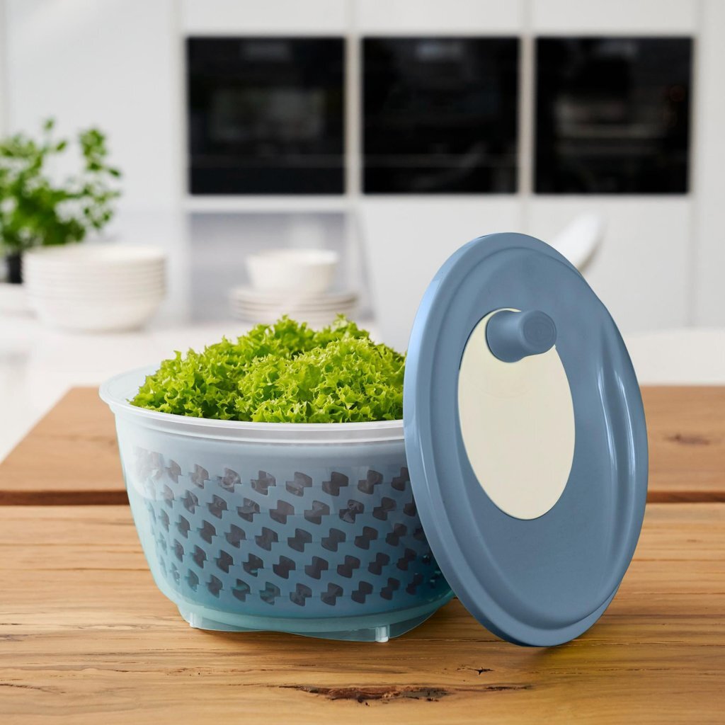 Rotho frisk salatspinner - 4,5 liter - horisont blå
