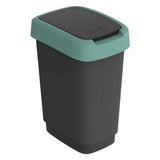 Rotho twist affaldsspand 10l mistelten grøn antracit