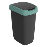 Rotho twist affaldsspand 25l mistelten grøn antracit