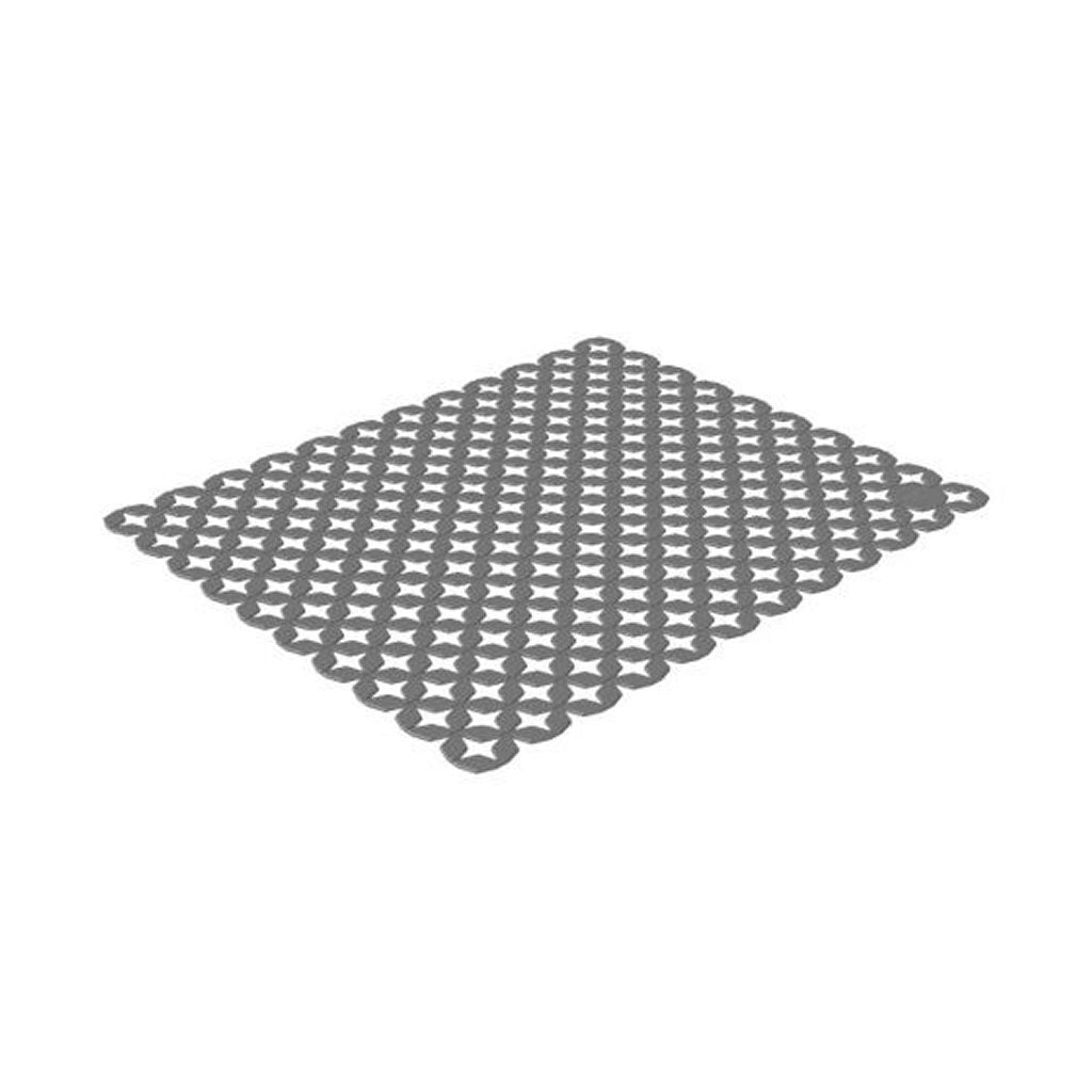 Rotho space wonder vaskemåtte 40x33,3x0,4 cm kølig grå