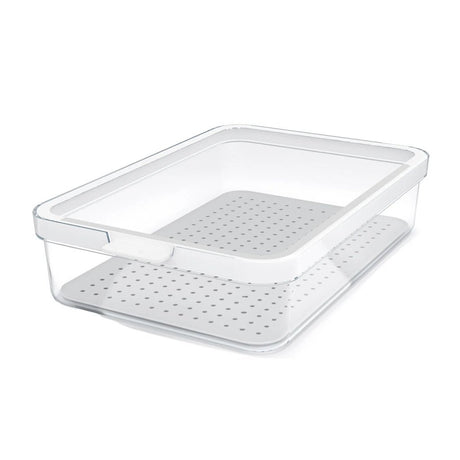 Rotho cauma køleskabsorganer 27x18,4x6,2 cm 2,6l hvid gennemsigtig