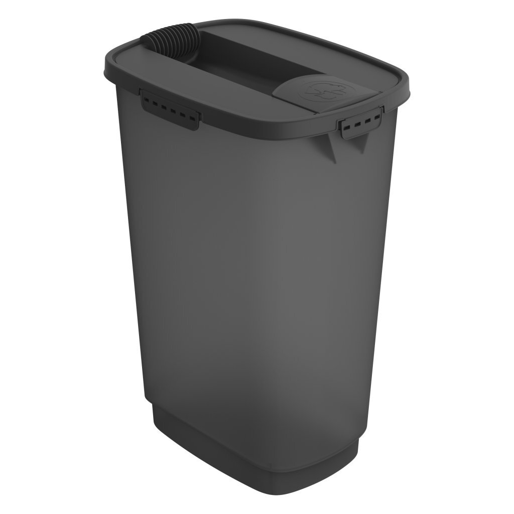 Rotho cody dyrefoderbeholder 50l antracit gennemsigtig