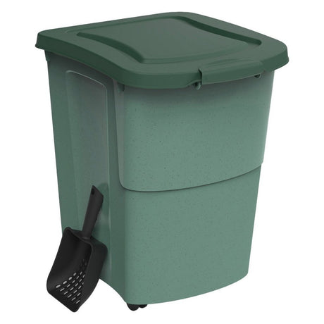 Rotho mypet madbeholder + ske 38l grøn