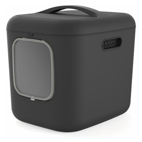 Rotho mypet biala xl kattebakke 61,4x49,2x57,6 cm antracit