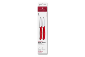 Victorinox classic keukenset spits kartel 2-dlg 8cm - rood
