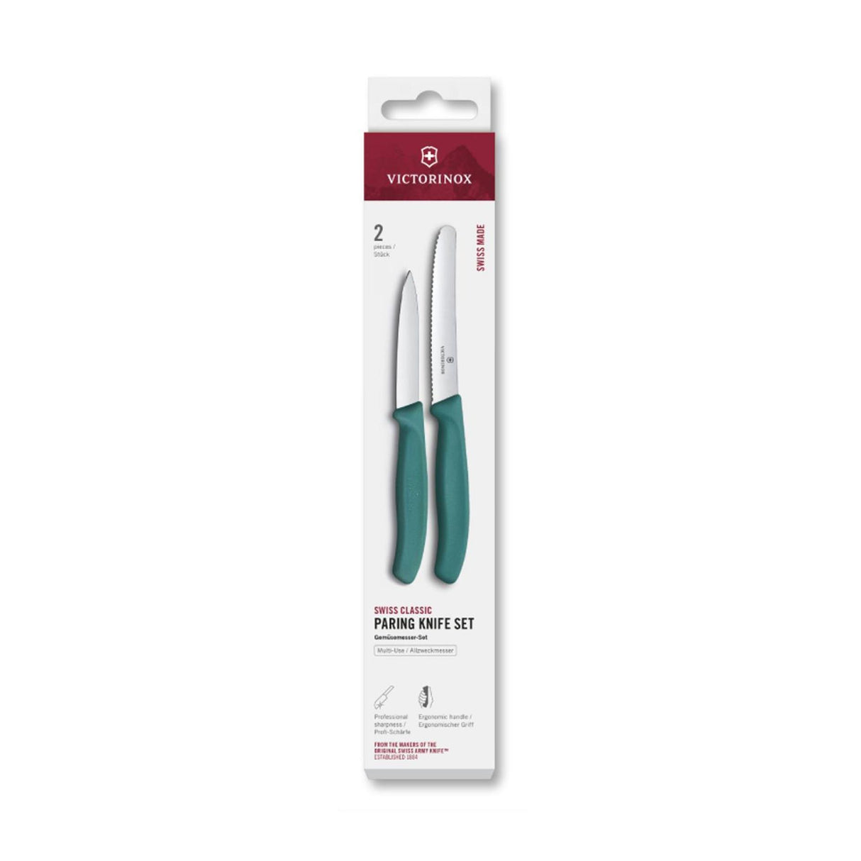 Victorinox skærekniv bordkniv 2 stk grøn