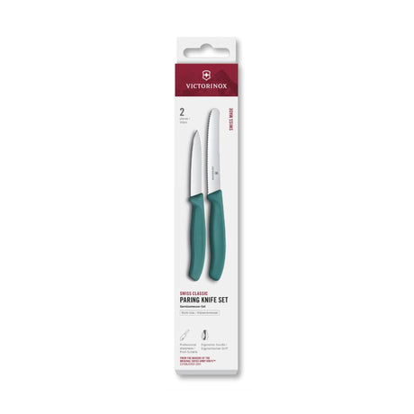 Victorinox skærekniv bordkniv 2 stk grøn