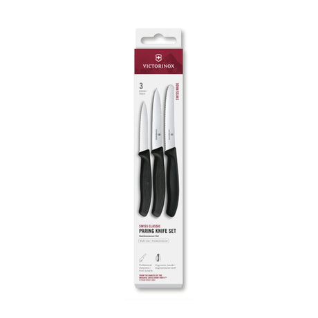 Victorinox skæreknivsæt 3-delt sort