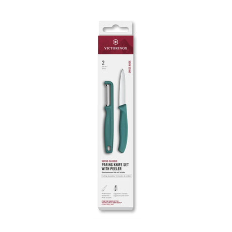 Victorinox skrællekniv + skræller grøn