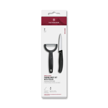 Victorinox skrællekniv + y-skræller sort