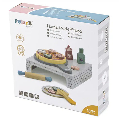 Polarb - pizzaovn i træ - pizzeria i træ - trælegetøj fra 18+ måneder
