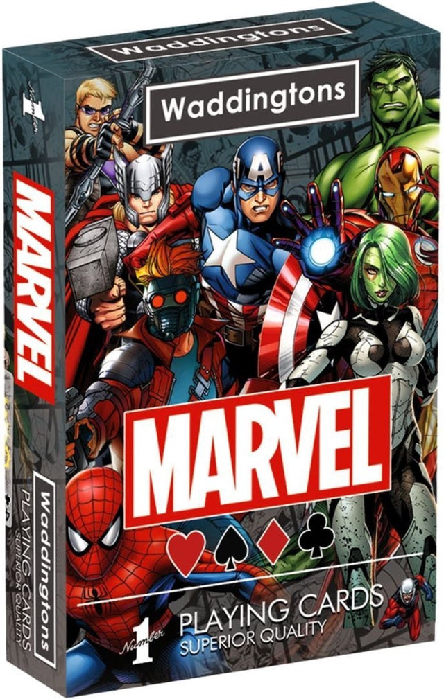 Vindertræk marvel univers - spillekort - waddingtons nr.1