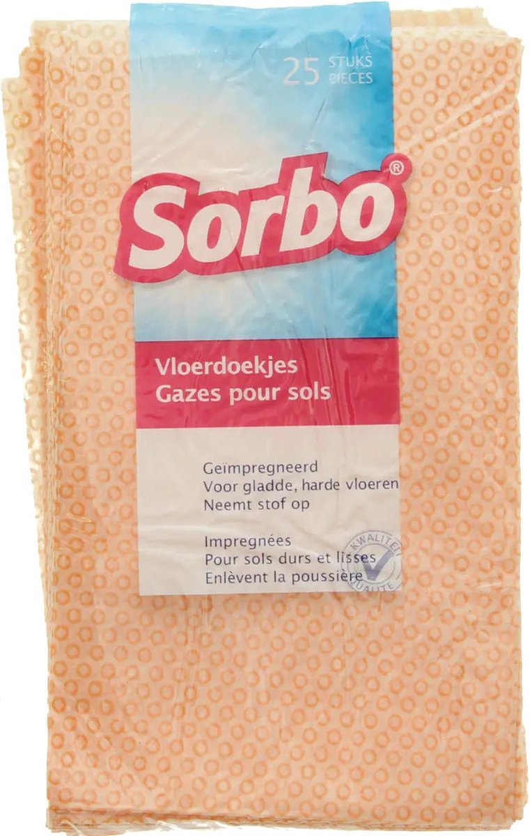 Sorbo fleece støvklude - refill til støvmagnet - 25 stk - engangs støvklude - gulvklude
