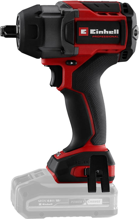 Einhell professionel akku slagnøgle tp-cw 18 750-c li bl-solo (rød sort, power x-change, batteri og oplader medfølger ikke)