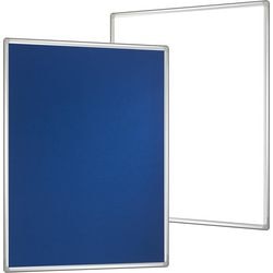 Multiboard franken pro whiteboard, opslagstavle blå og hvid