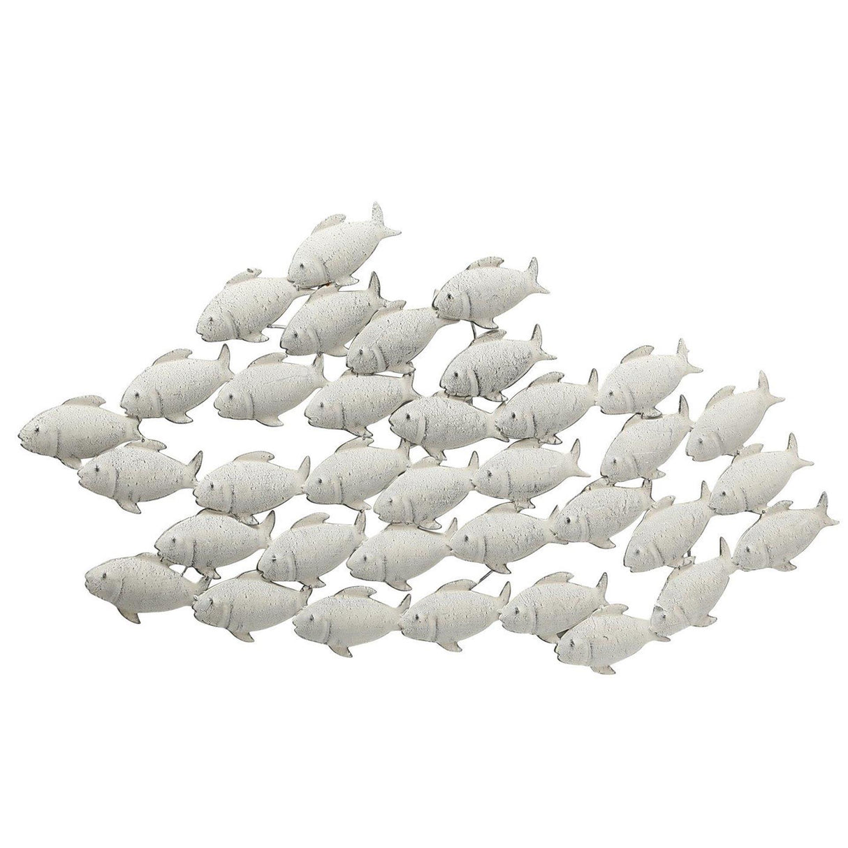 Boltze boligvægdekoration fiskemetal 97x53cm
